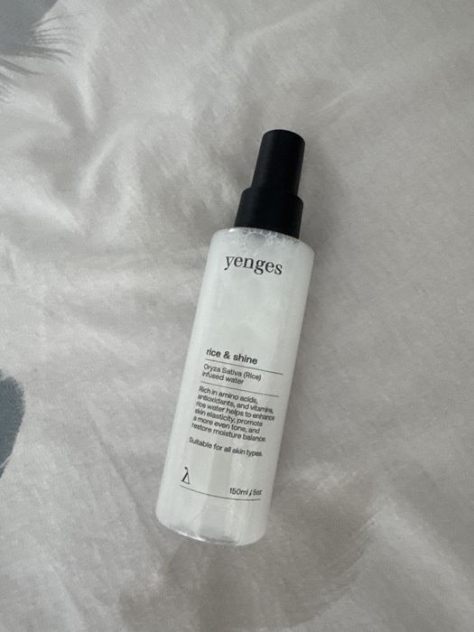 Нова козметика Yenges Body Splash Tropical and Rice and shine Toner