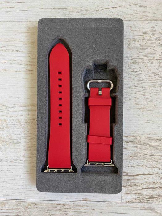 червена каишка за Apple Watch 41-40mm