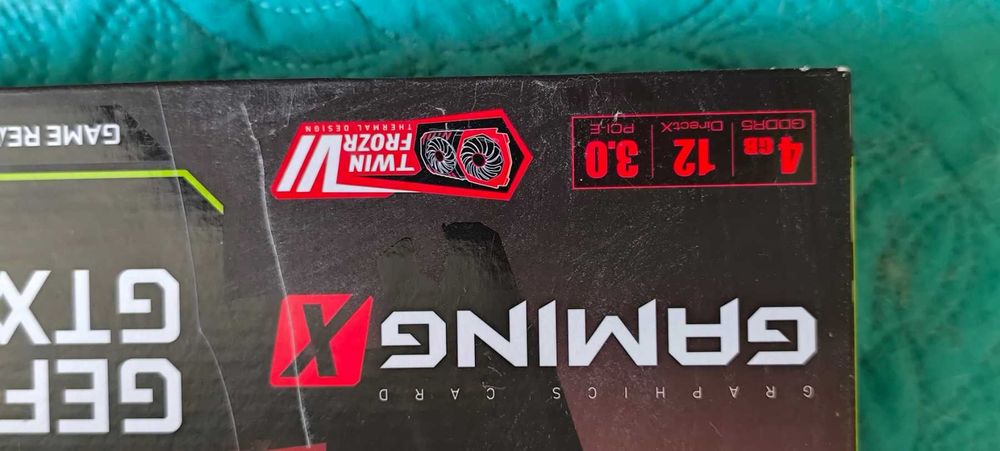 MSI GeForce GTX 1050 Ti Gaming X 4GB