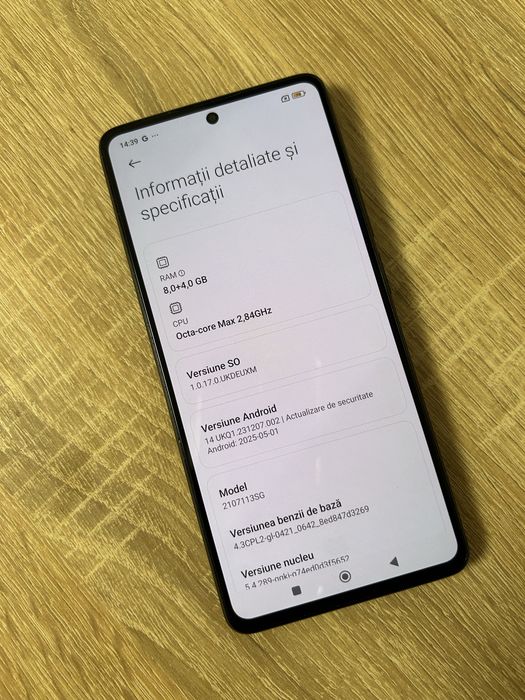Xiaomi 11 T pro 5G 128 8+4 gb ram