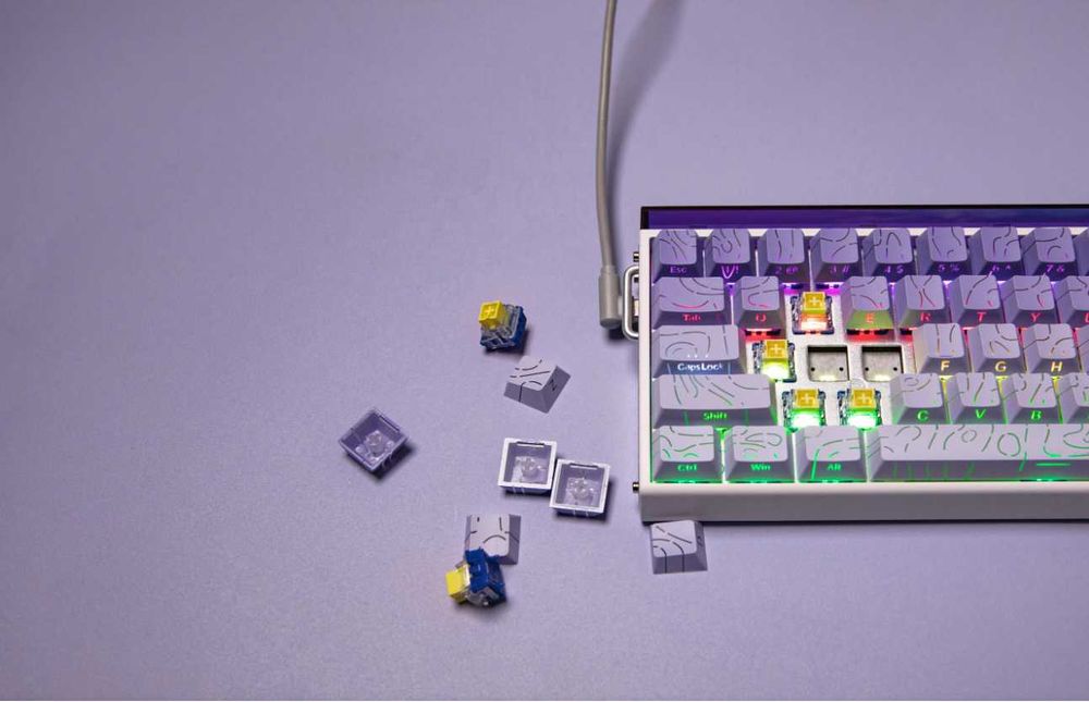 Магнетична клавиатура AULA HERO 68 HE