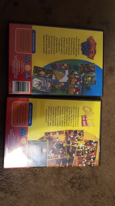 2 DVD-uri cu jocuri: Cântă cu noi/ Distracția în Junglă
