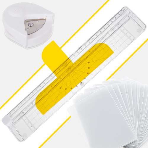 Ламинатор за хартия/Машина за ламиниране с тример, заоблител, 60 фолиа