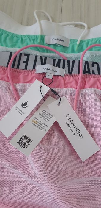Calvin Klein CK Mens Swimwear Size M 2бр НОВО! ОРИГИНАЛНИ Мъжки Бански