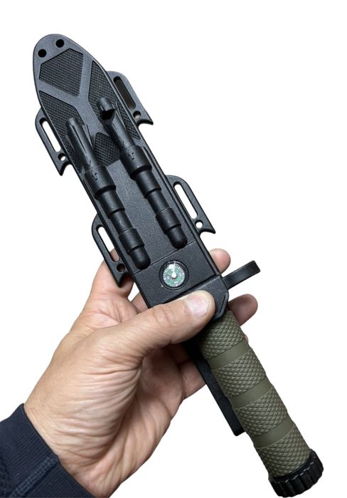 Тактическият нож+компас+кремък+точило Байонет CS GO M9 USA