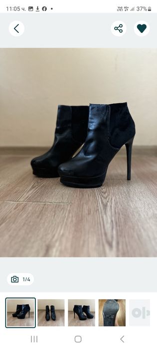 Боти 40 номер - кожени и велурени