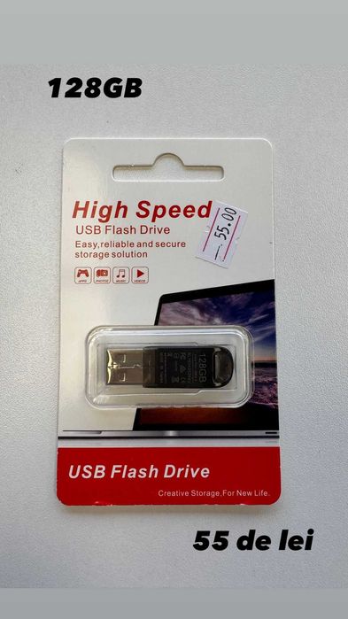 Stick USB-128 GB, Negru