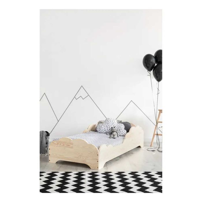 Детско легло Монтесори Облачета + опция за матрак