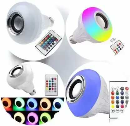 Топ хит Диско Блутуд Bluetooth лампа колона крушка цвят музика лед RGB