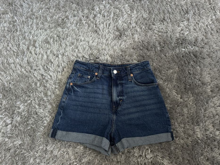 Дамски дънкови къси панталонки h&m