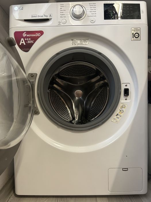 Masina de spalat rufe LG F2J5QN3W, 7 kg, A+++