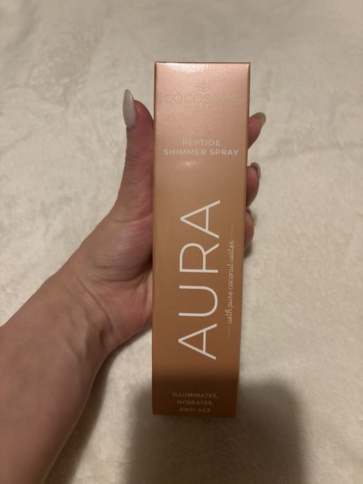 Cocosolis AURA Peptide Shimmer Spray