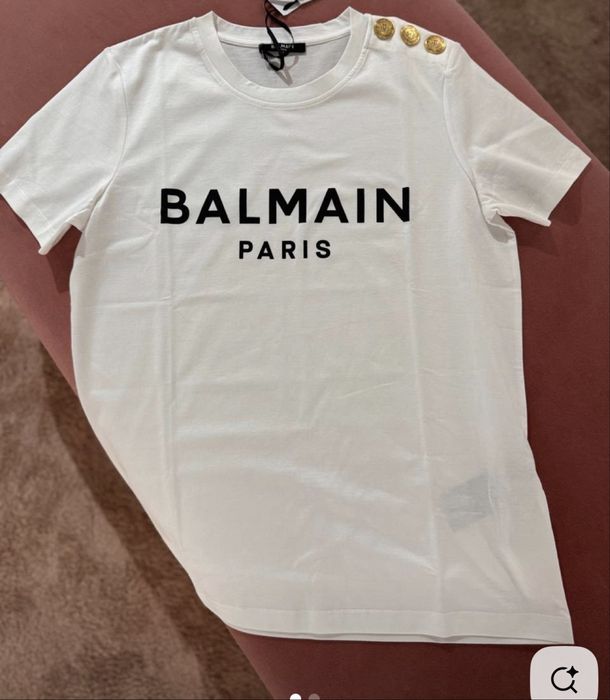 Люксовые новые футболки под balmain,off
