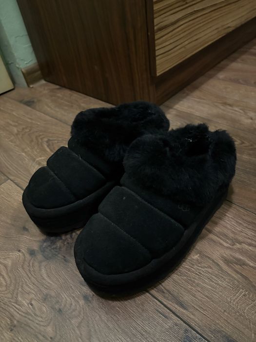UGG с велур и косъм