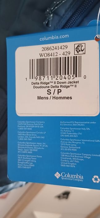 Geaca Columbia Delta Ridge II Down Jacket impermeanila cu puf