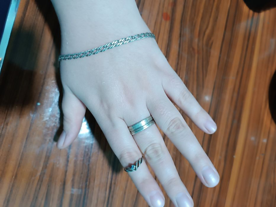 Серебро  бир грамм 30 минг.кольцо мужское женское кумуш узук браслет.