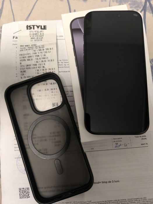 Vând s-au schimb iPhone 16 Pro 5G Black