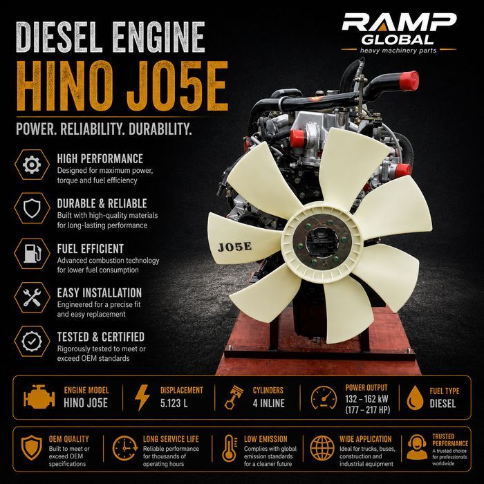 Двигатель Hino J05E