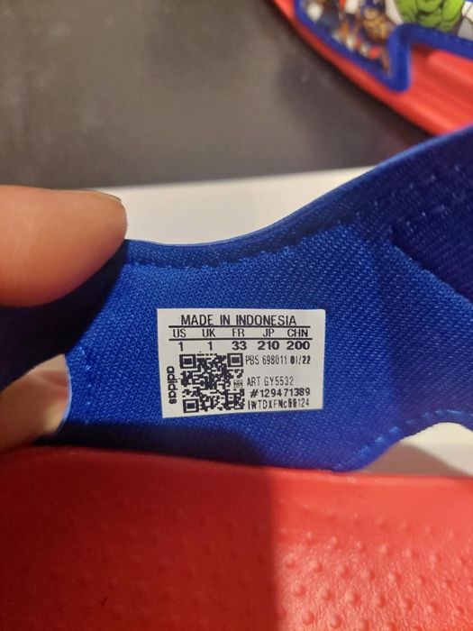 ADIDAS  Kids Marvel /20см. стелка