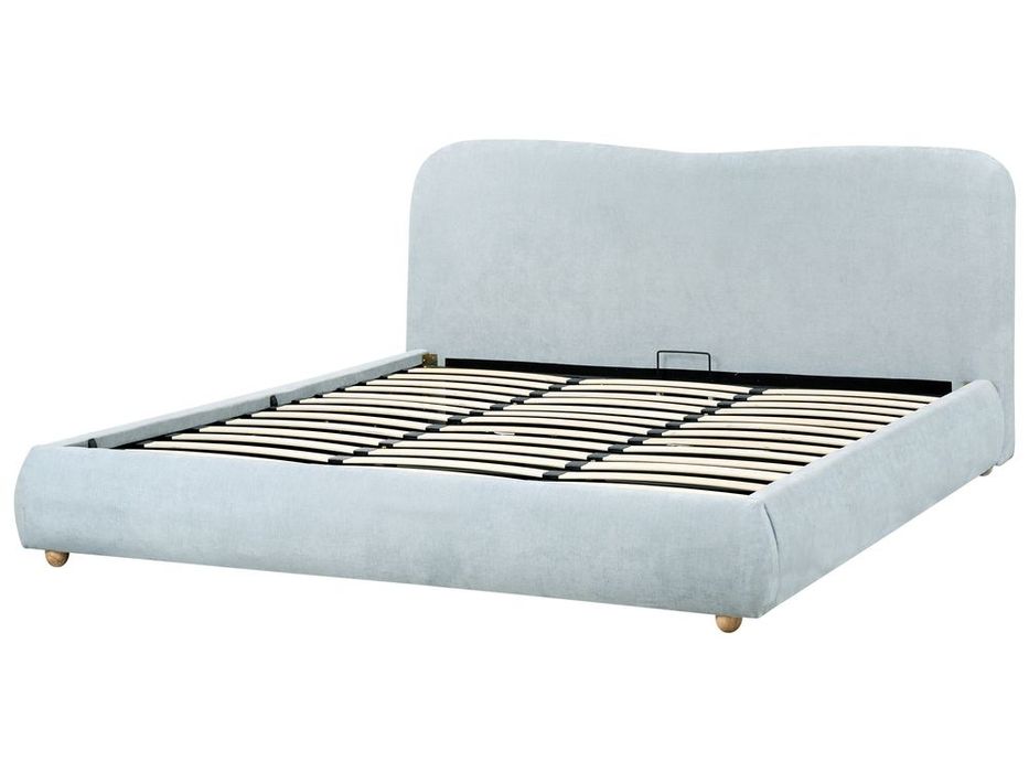 NOU Pat otoman "BLAGNAC", 180/200cm, albastru deschis