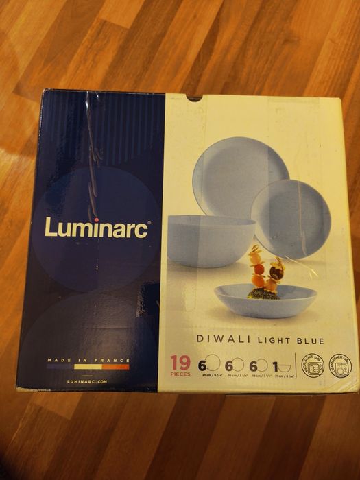 Serviciu de masă Luminarc 19 piese – 6 persoane | Nou