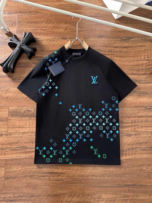 Tricou Louis Vuitton Monogram Blue !