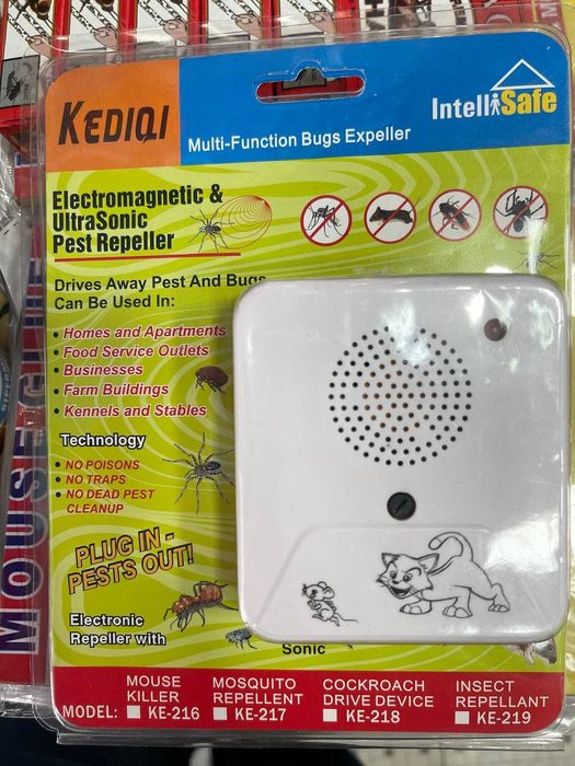 Ультразвуковой отпугиватель от тараканов, блох ,клопов и других насеко