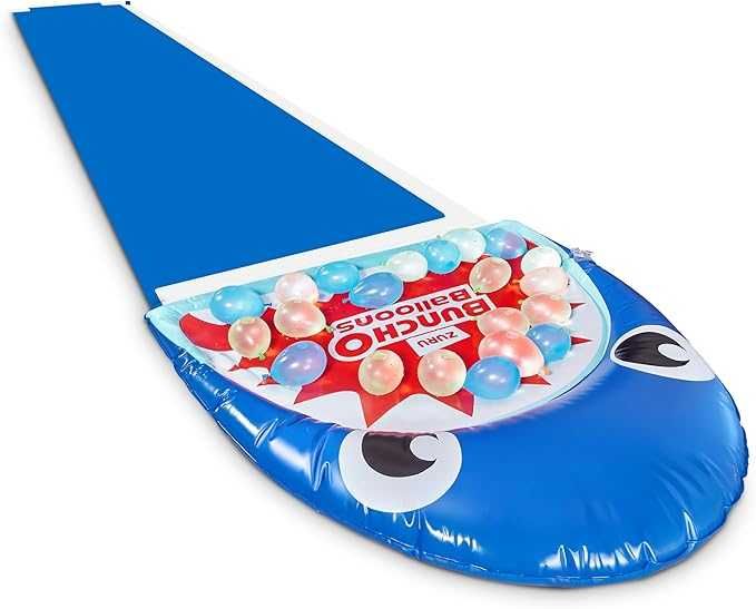 Голяма Водна пързалка 5м Shark с над 100 водни балона бомби ZURU Bunch O Balloons