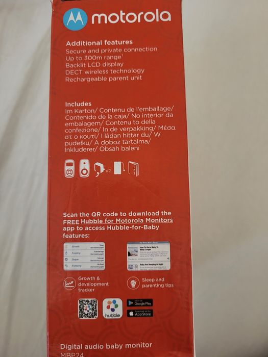 Monitor bebeluș bidirectional unitate portabila display Motorola MBP24