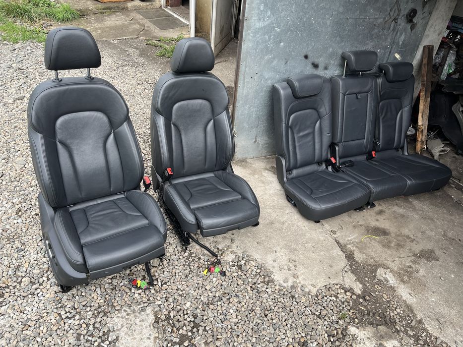 Interior scaune piele sport incalzite si bancheta audi Q5 an 2008-2015