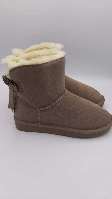 Ghete UGG bow , piele naturala, 35-40