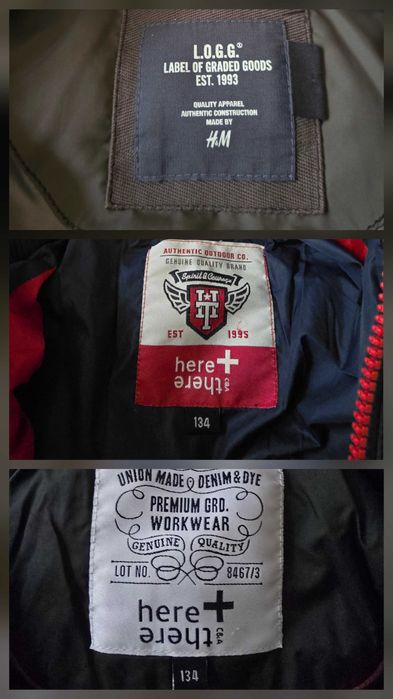 Geci copii iarna, marime 7-8, 8-9 ani, respectiv 128, 134, H&M, H&T.