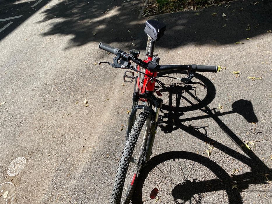 Bicicleta MTB Rockrider ST900 24” rosu, copii 9-12 ani