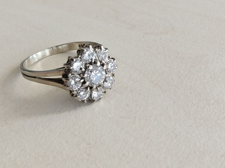 Inel Vechi Aur 18K Diamante Certificat