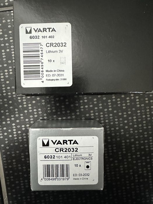 Baterii Varta CR2032 noi