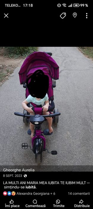 Urgent se  vinde o tricicleta