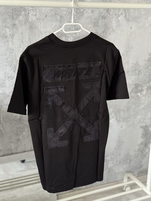 Tricou OFF White Full black Premium