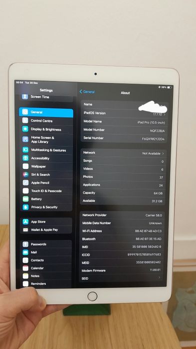 iPad Pro 10.5+Pencil почти новый из Европы