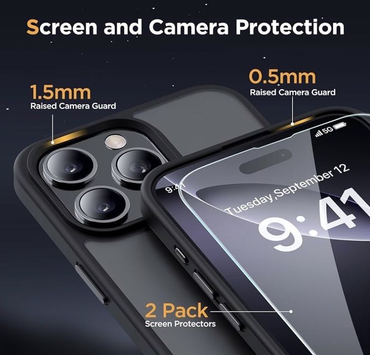 Кейс IPhone 16 pro (съвместим за MagSafe)