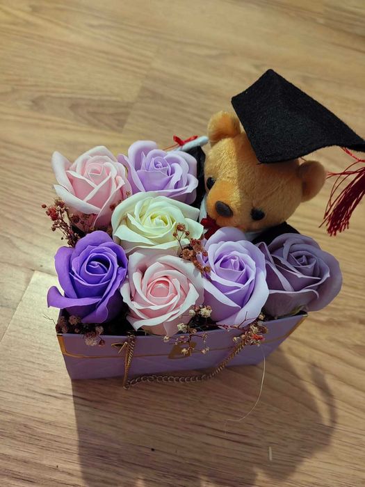 Аранжировка от сапунени рози