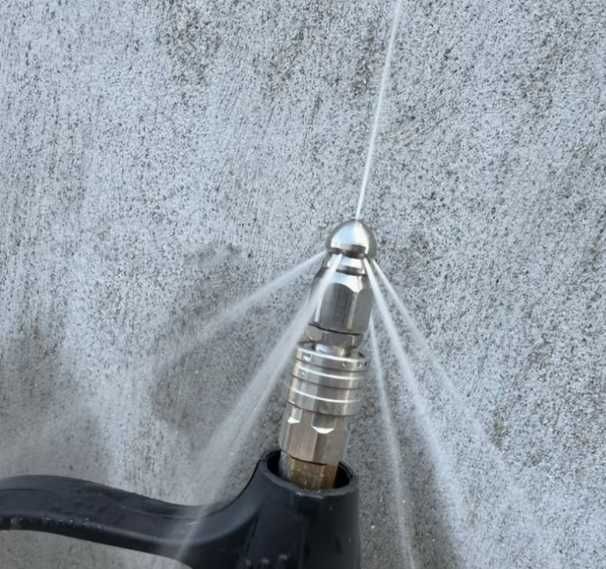 Дюза за отпушване на канали 1/4" неръждаема стомана