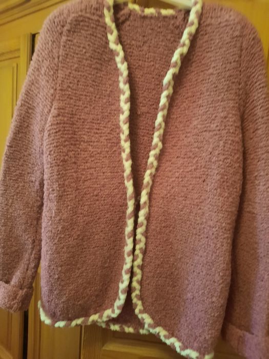 Jacheta dama din material buclat mărimea 46-48