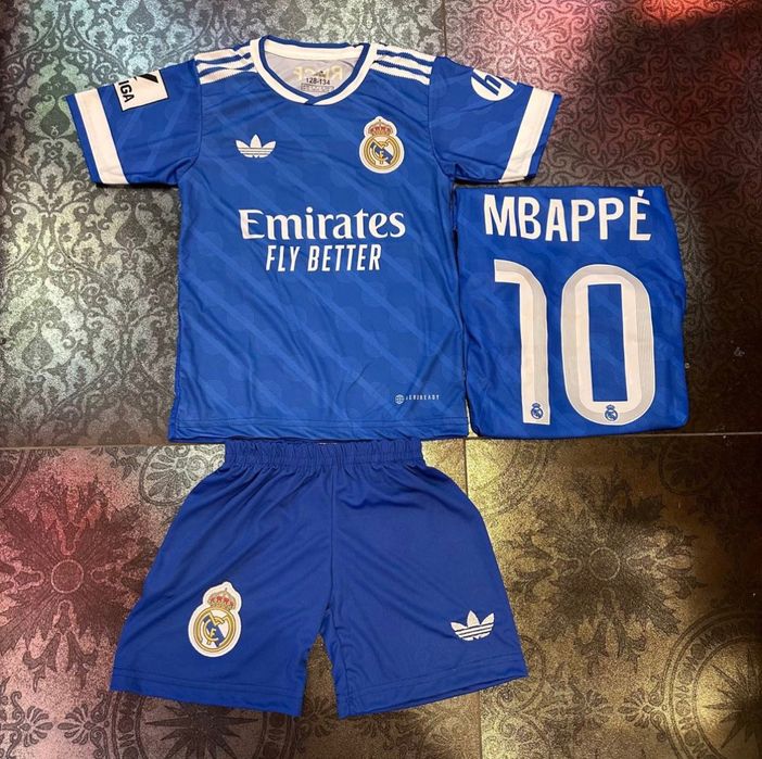 Compleu copii RM Mbappe 10 blue kit 25/26