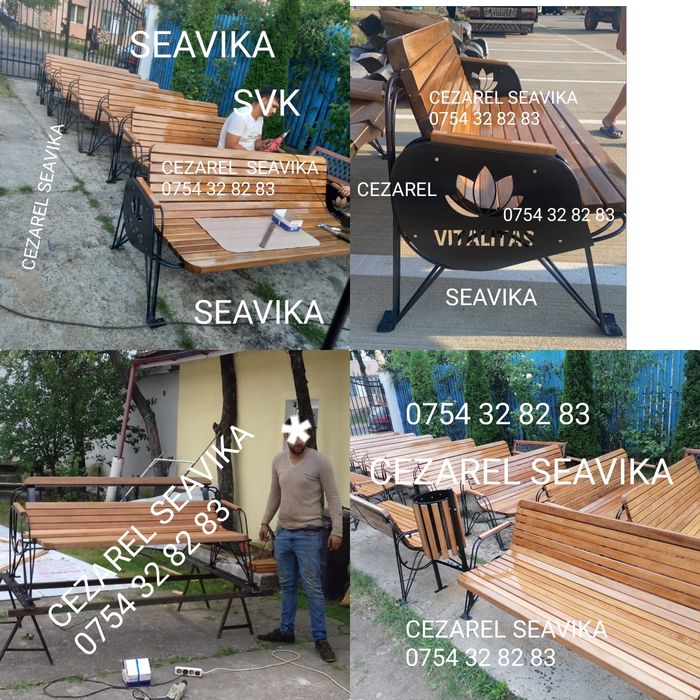 Set masa cu banci  pt terase