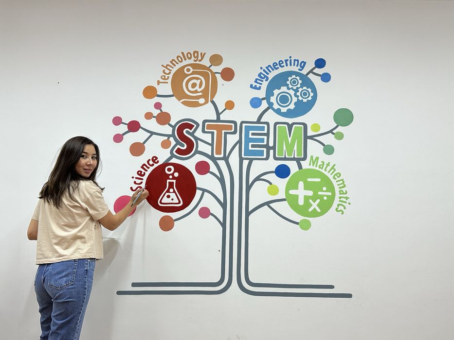 Роспись стен Алматы Художник Рисунок на стене