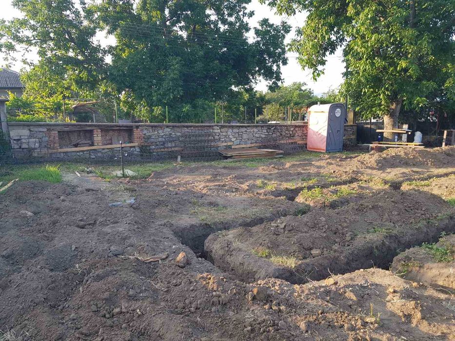 Изграждане на фундаменти за сглобяеми къщи