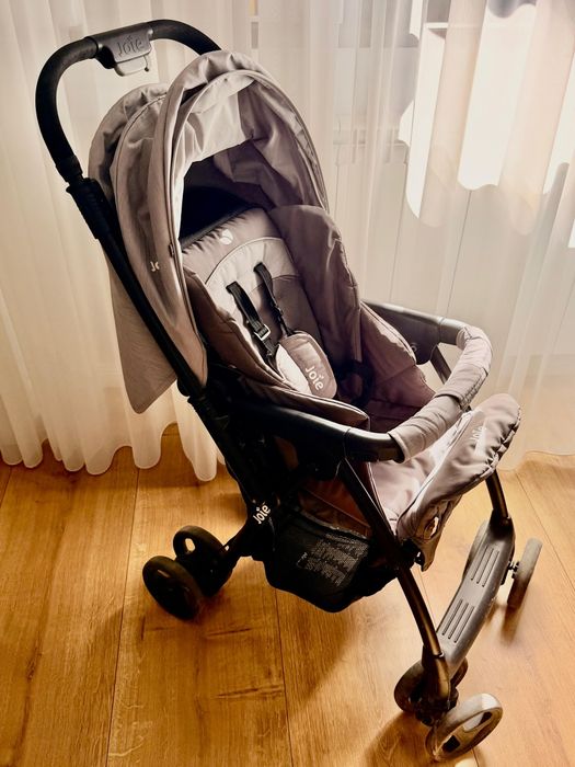 Carucior cu maner reversibil Joie Mirus Dark Pewter