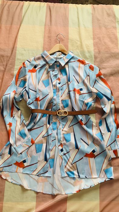 Шелковая блузка L/XL