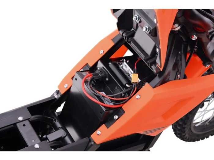 Motocicleta Surron DirtBike PitVolt 6000W 17"/14" 25 Ah Li-Ion, Portocaliu