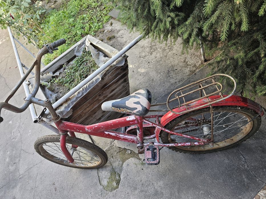 Велосипед красный